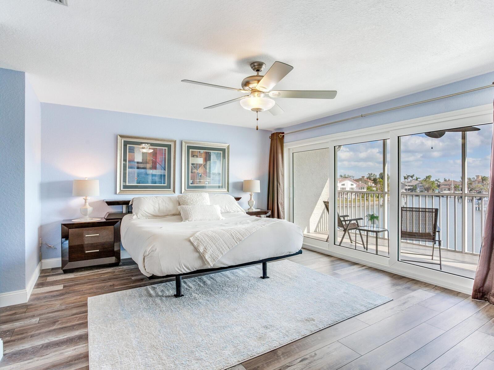 Waterfront Master Bedroom