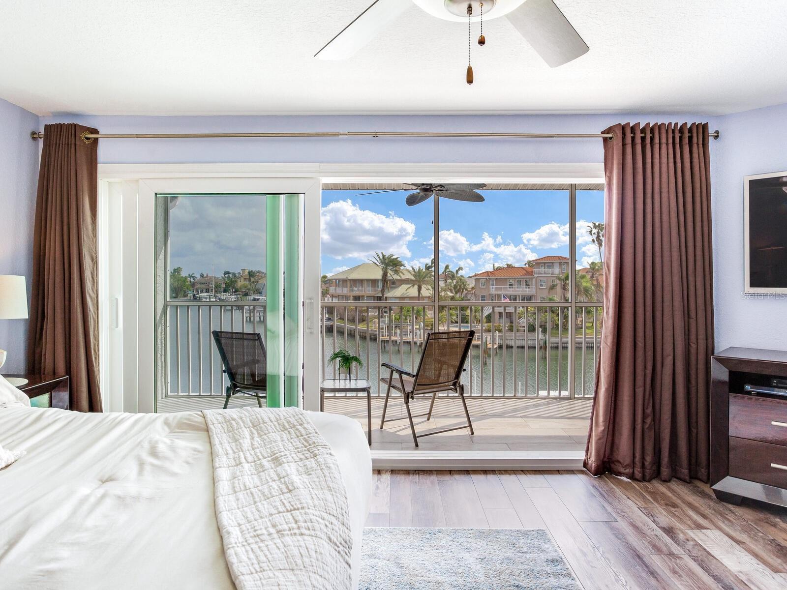 Waterfront Master Bedroom