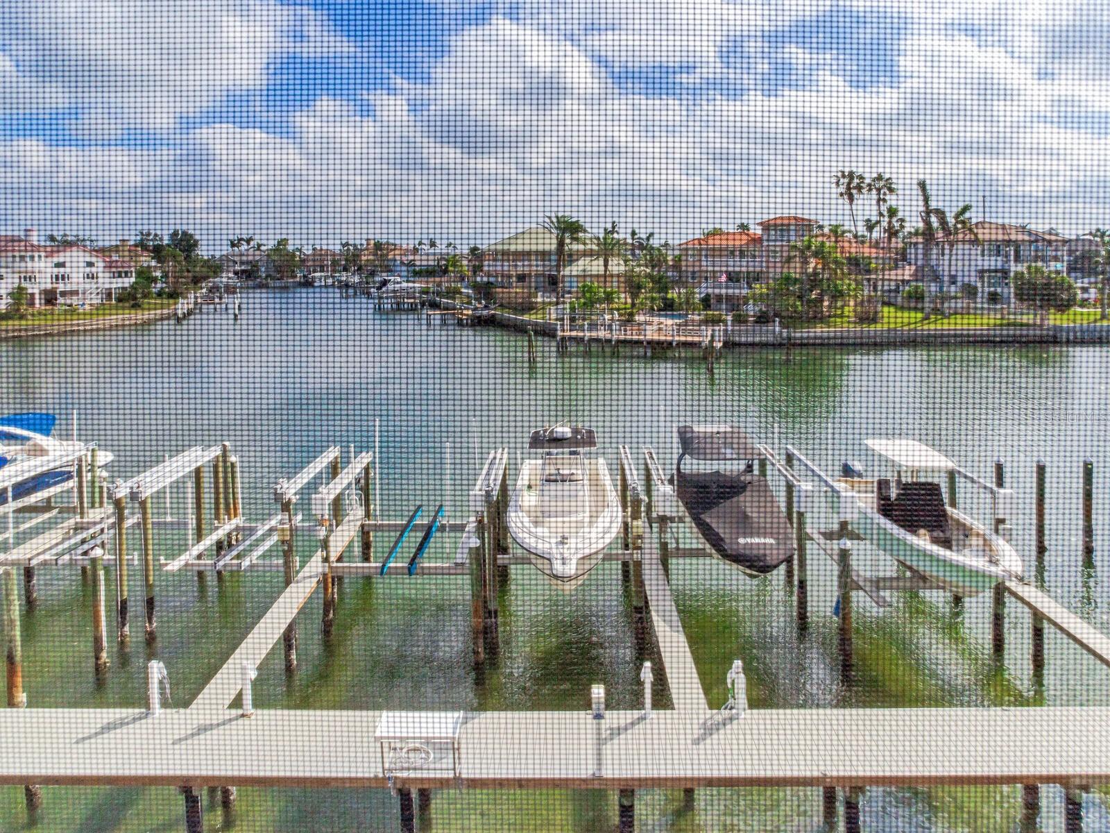 View of Dock from unit