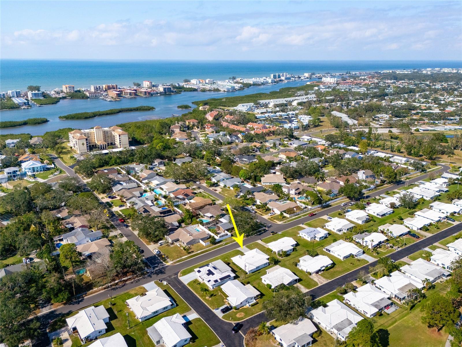 You will be just two traffic lights from the beach and yet this home suffered NO water intrusion or other damage from the recent storms and is high and dry in Flood Zone X where lenders do not require flood insurance.