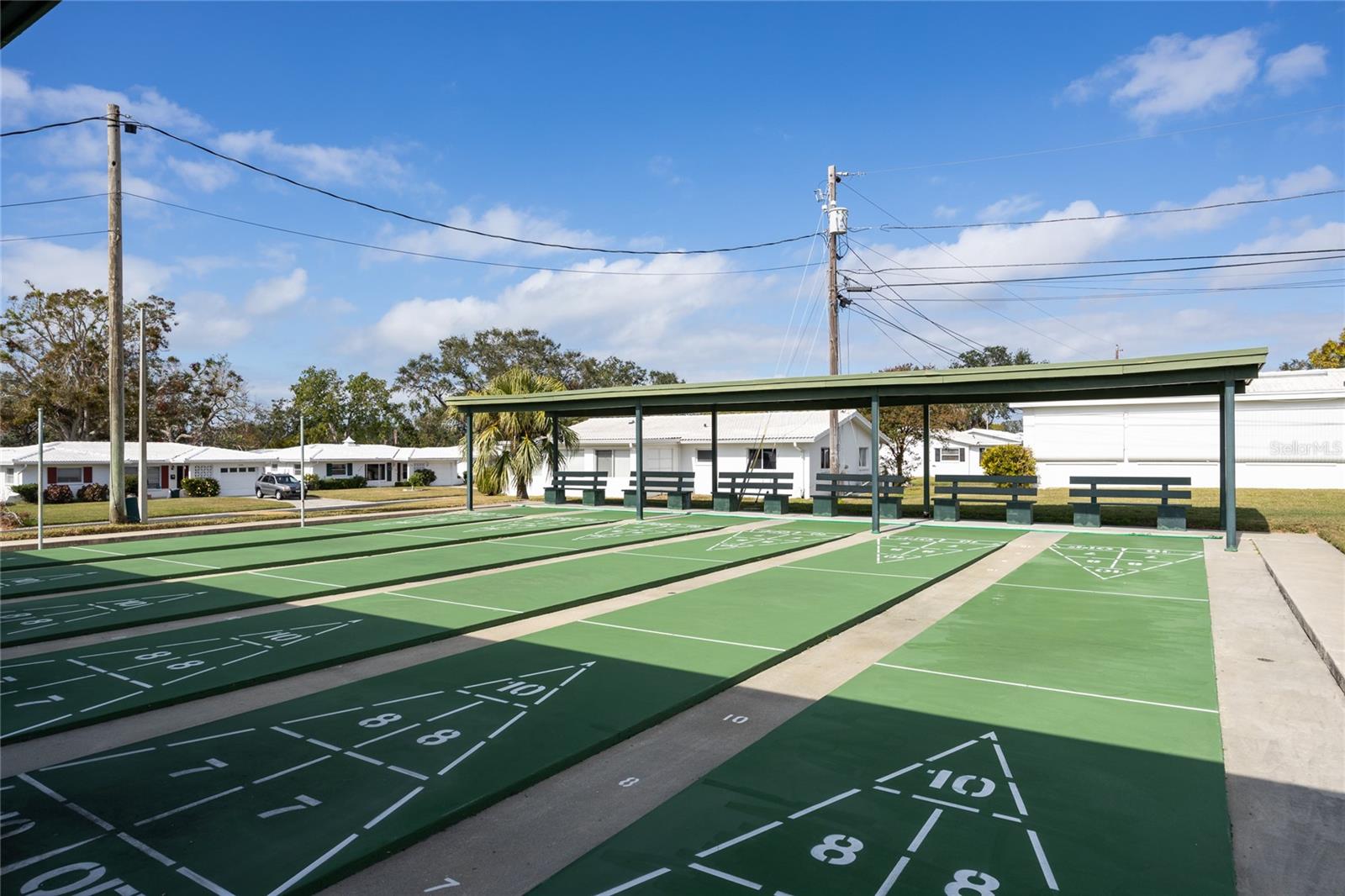 Several shuffleboard courts are available for your enjoyment.