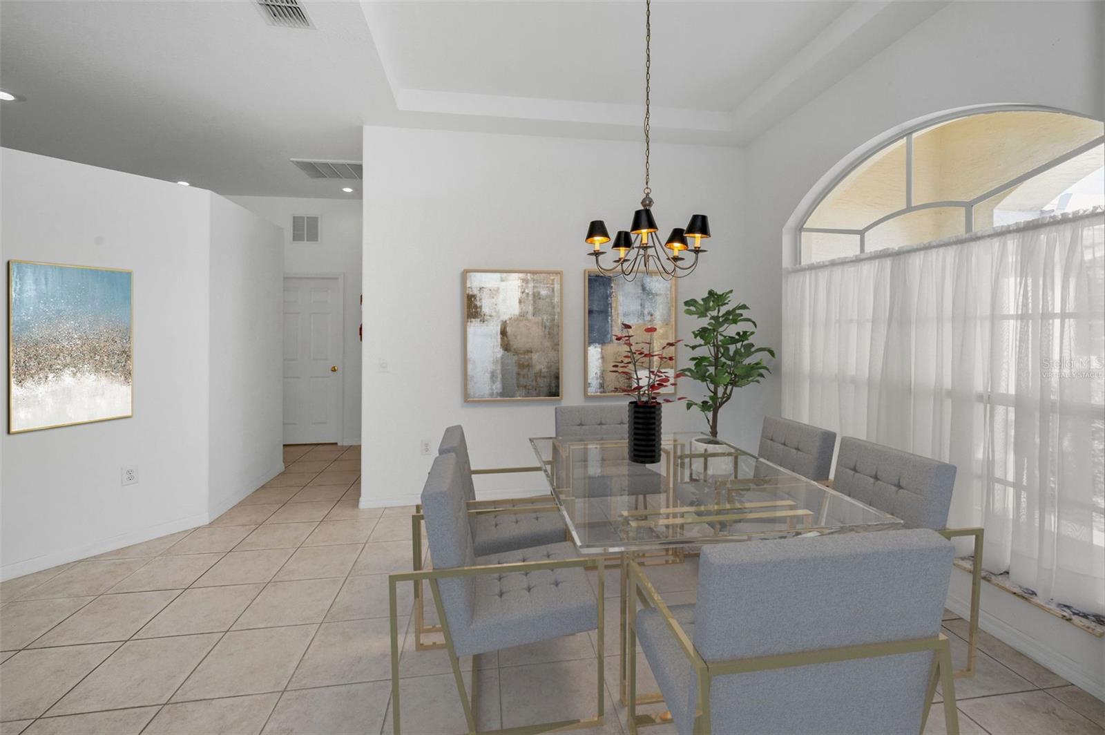 Dining Room-Virtually Staged