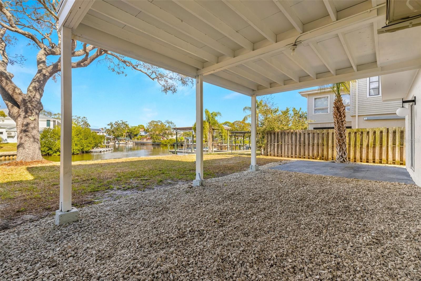 Covered patio