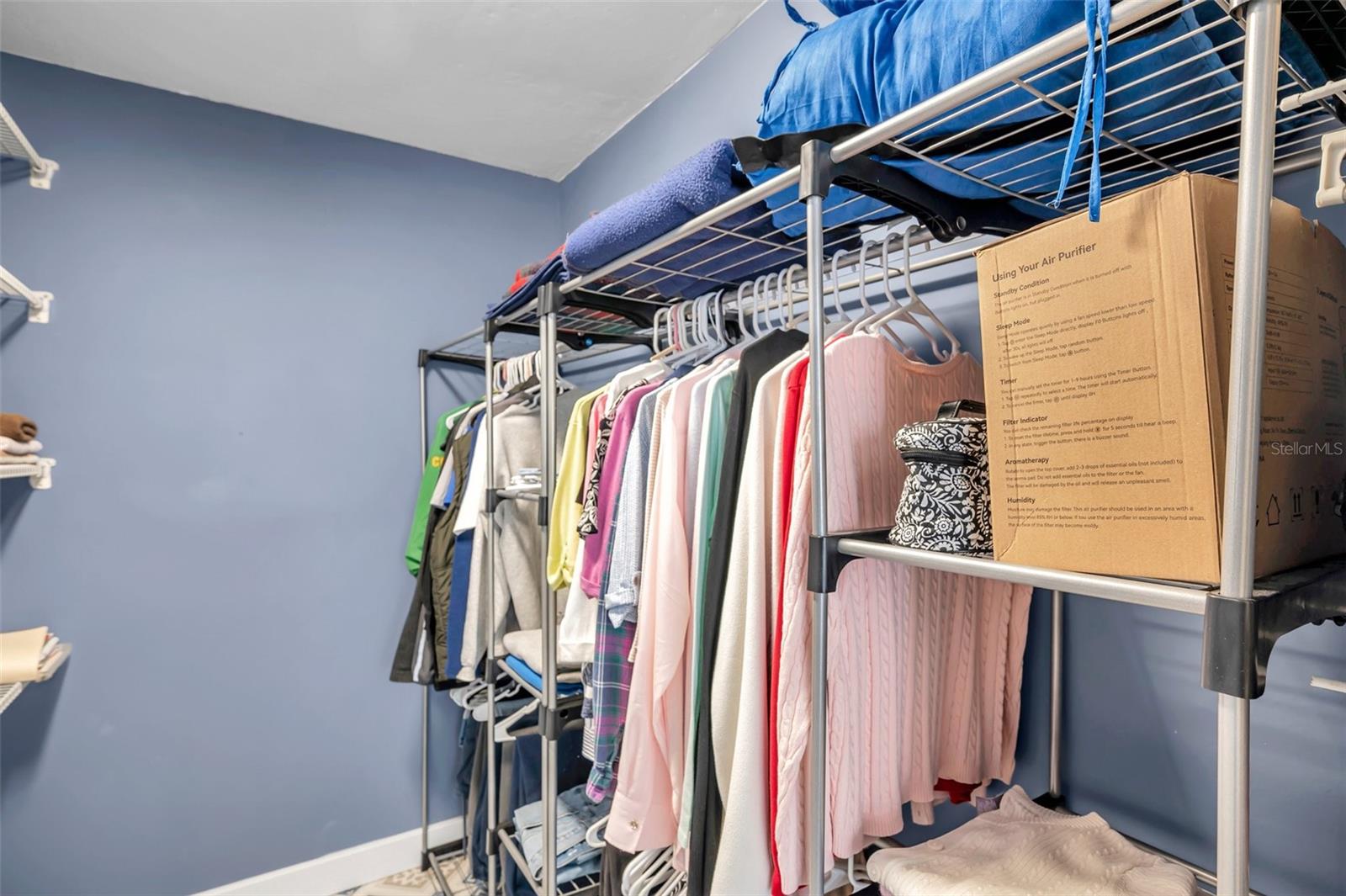 Walk-in closet for Primary Bedroom