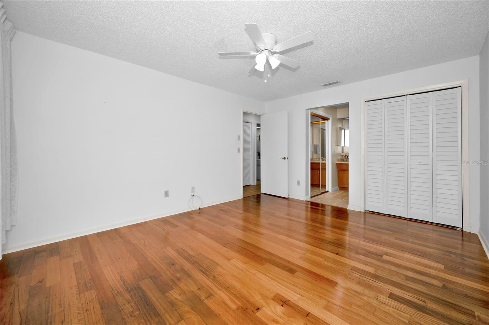 Two Closets in Primary Bedroom