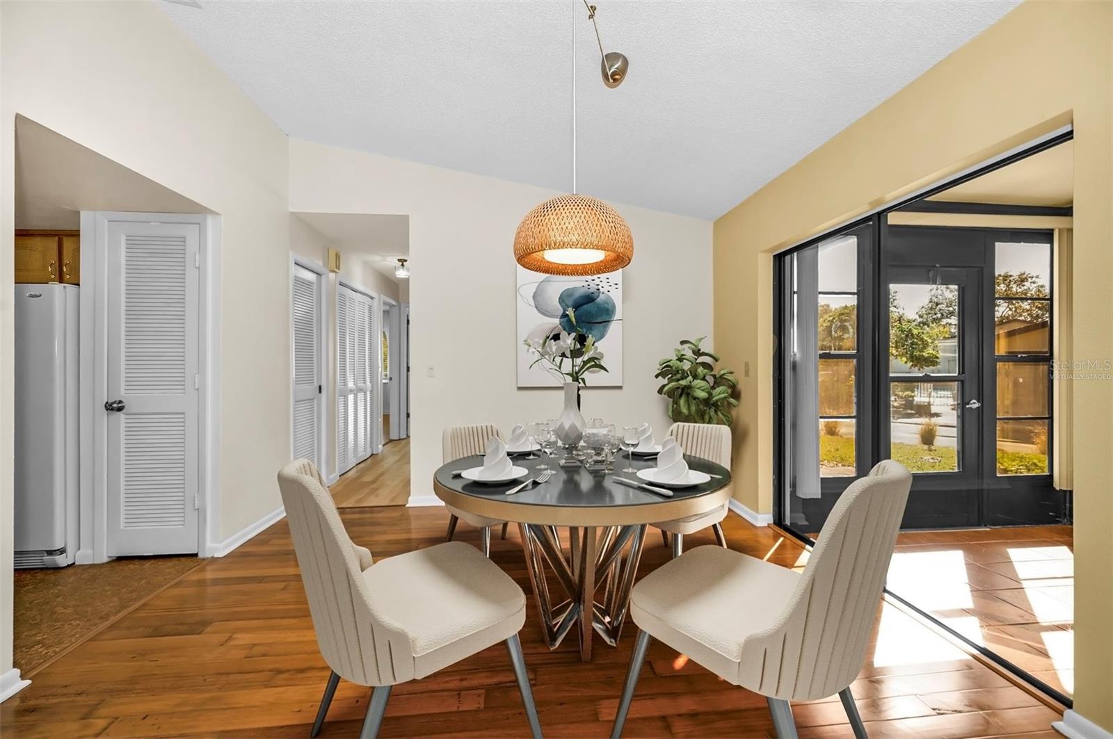 Dining Area virtually staged