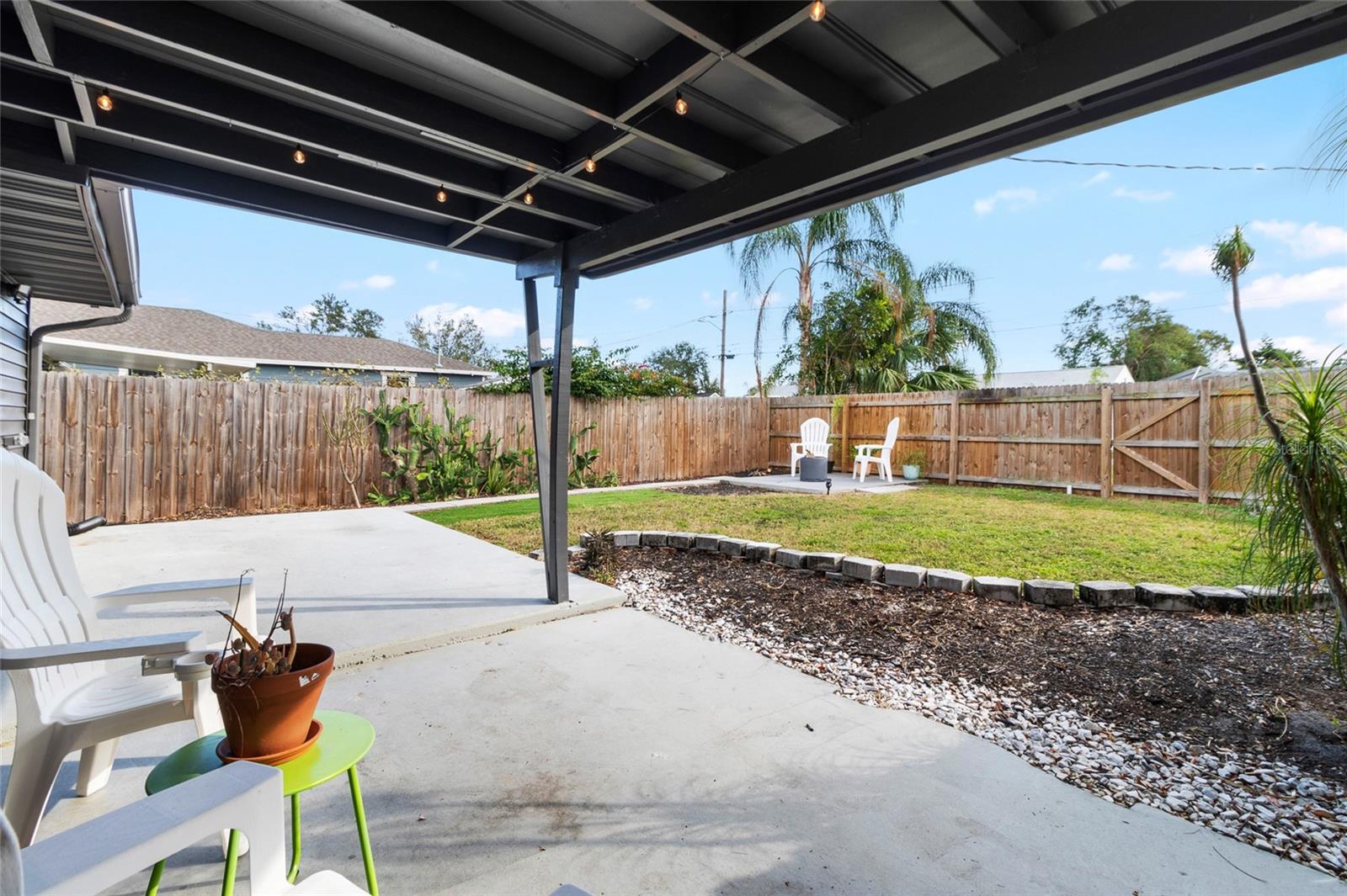 back porch could also be carport