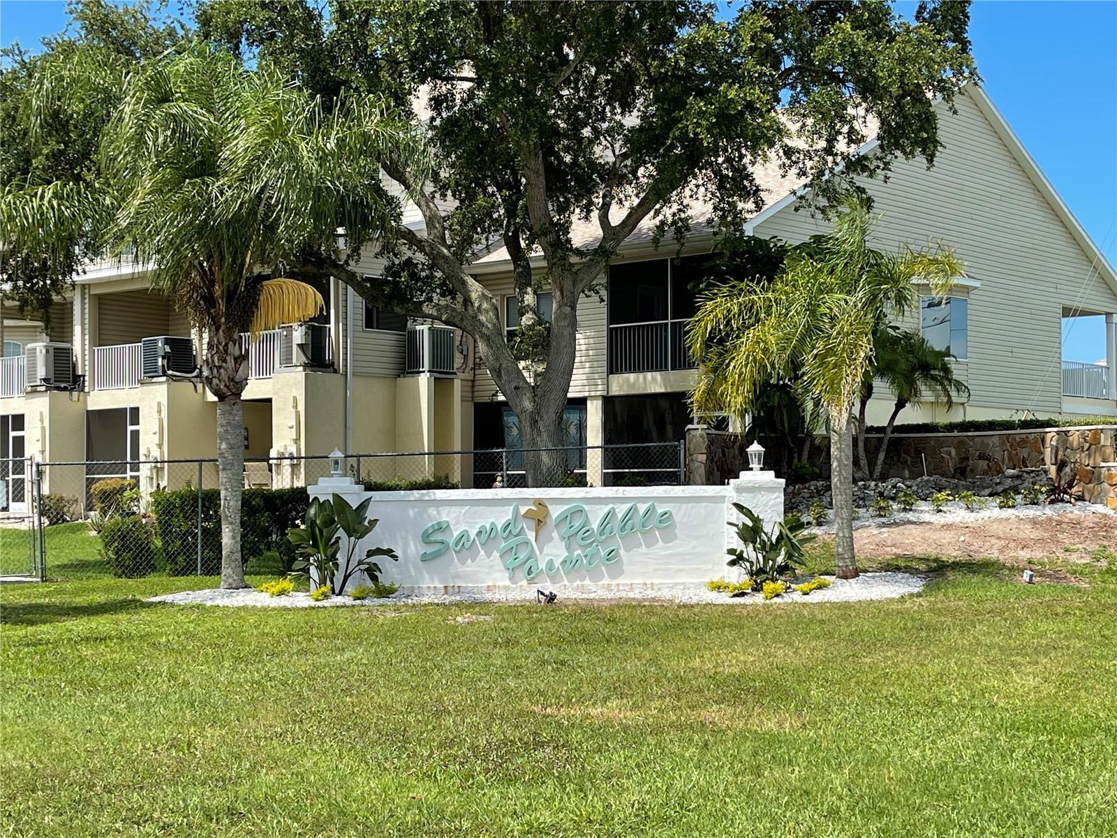 Sand Pebble sign