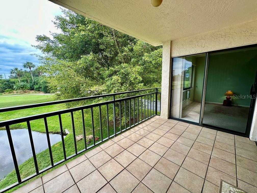 Access to the spacious balcony from the Guest Bedroom