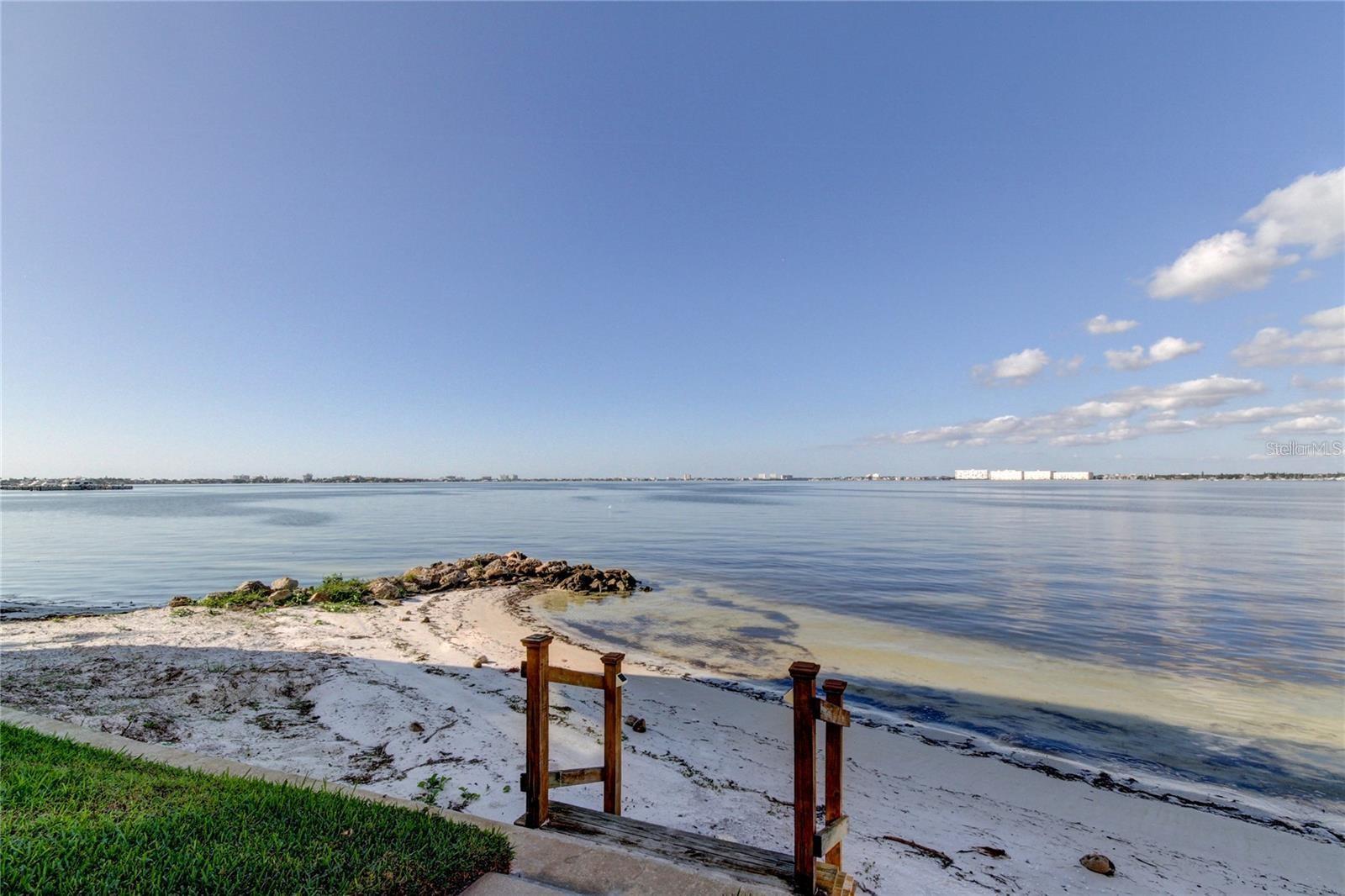 Beautiful beach and water views on the La Puerta grounds