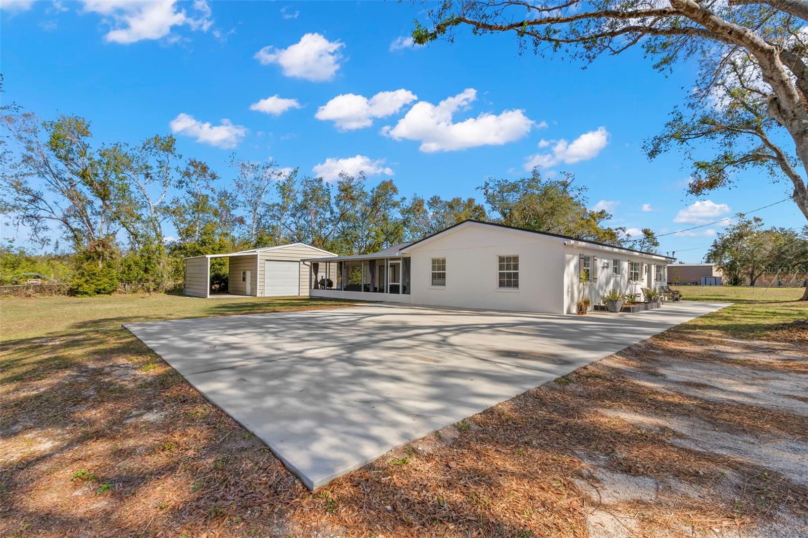 Exterior and Parking Pad