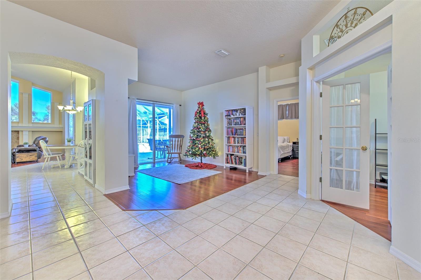 Foyer view heading toward Family Room