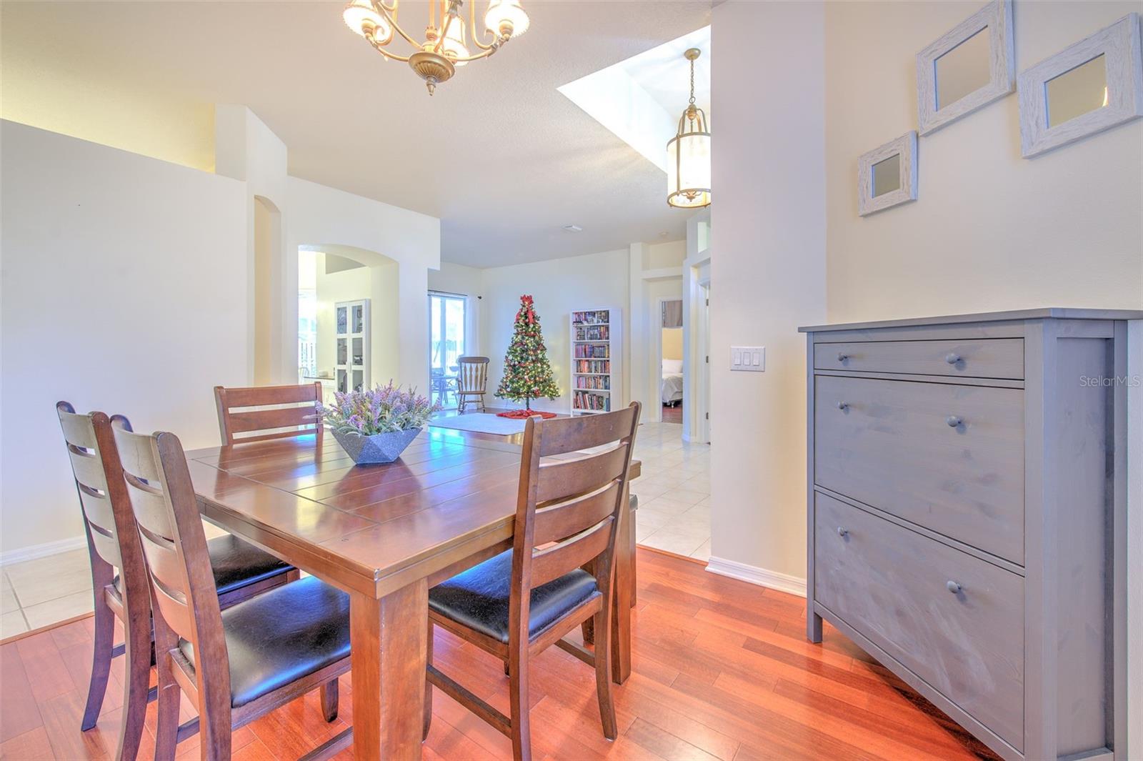 Dining Area open to the Foyer and Living Room