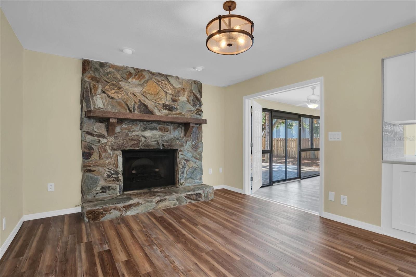 Fireplace in Family Room