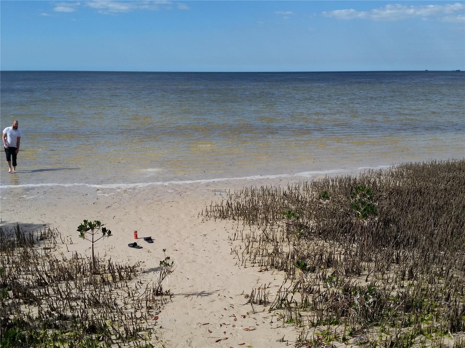 Green Key beach just a couple miles bike ride