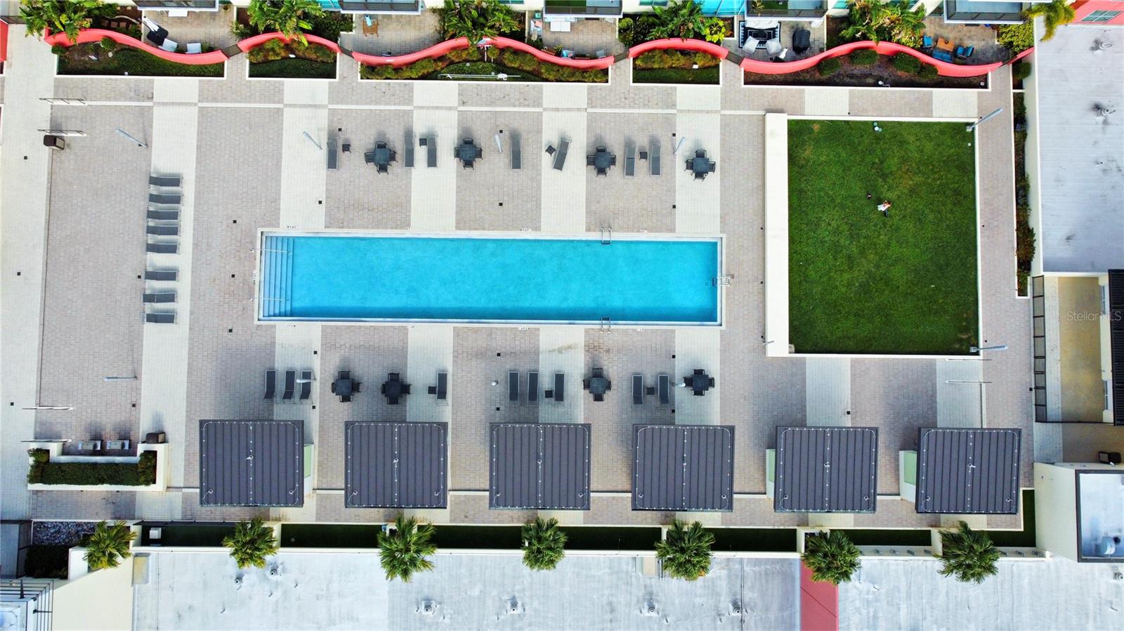 View of pool