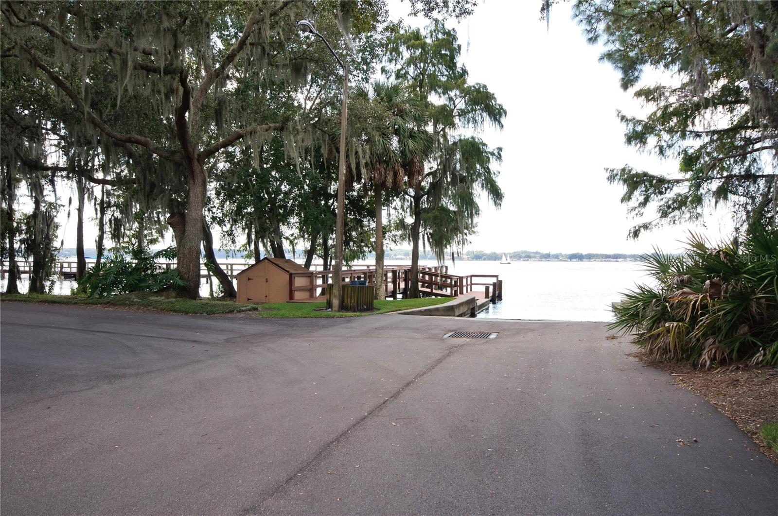 Boat ramp for Presidents Landing