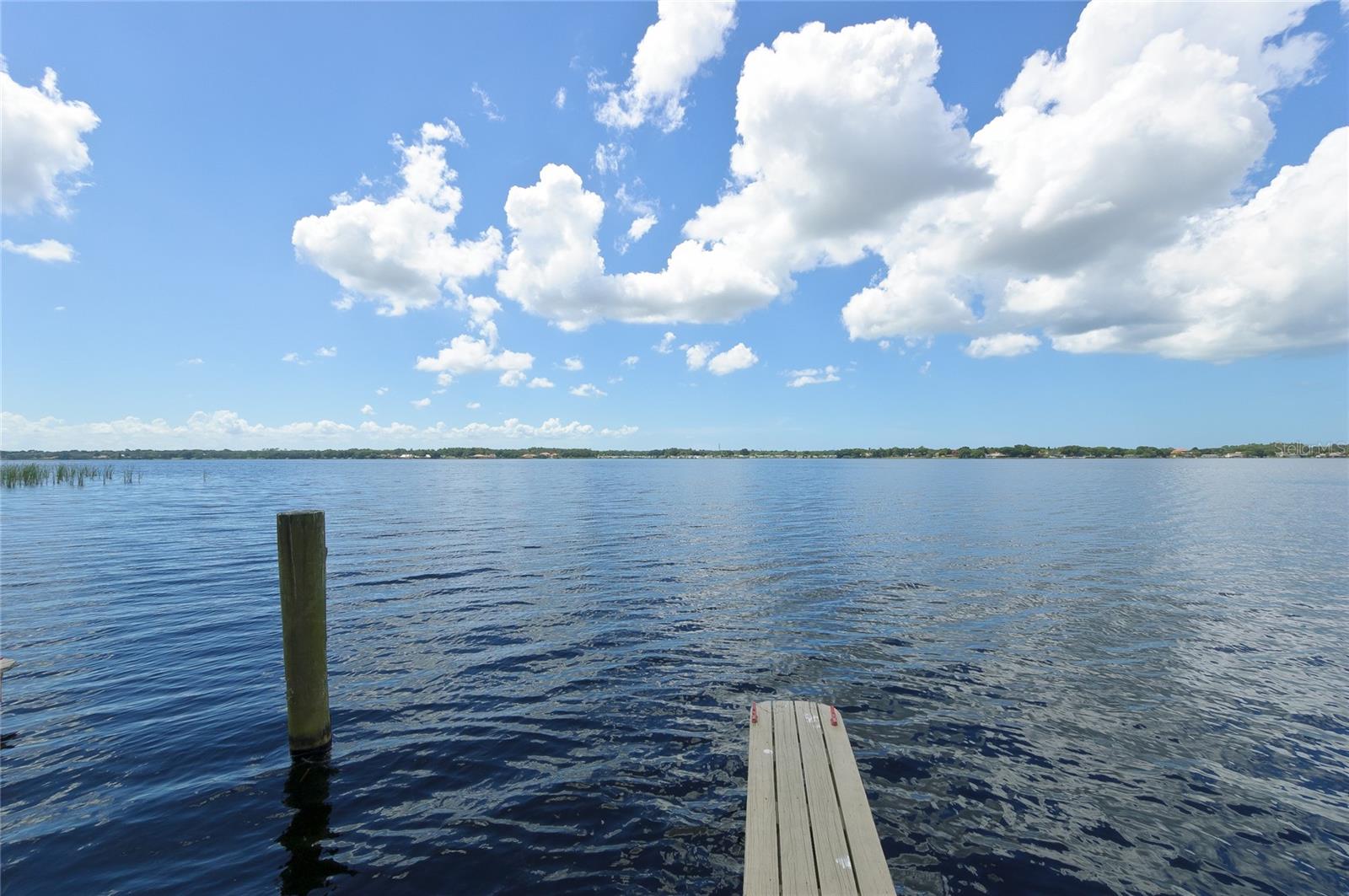 View of Lake Tarpon from dock