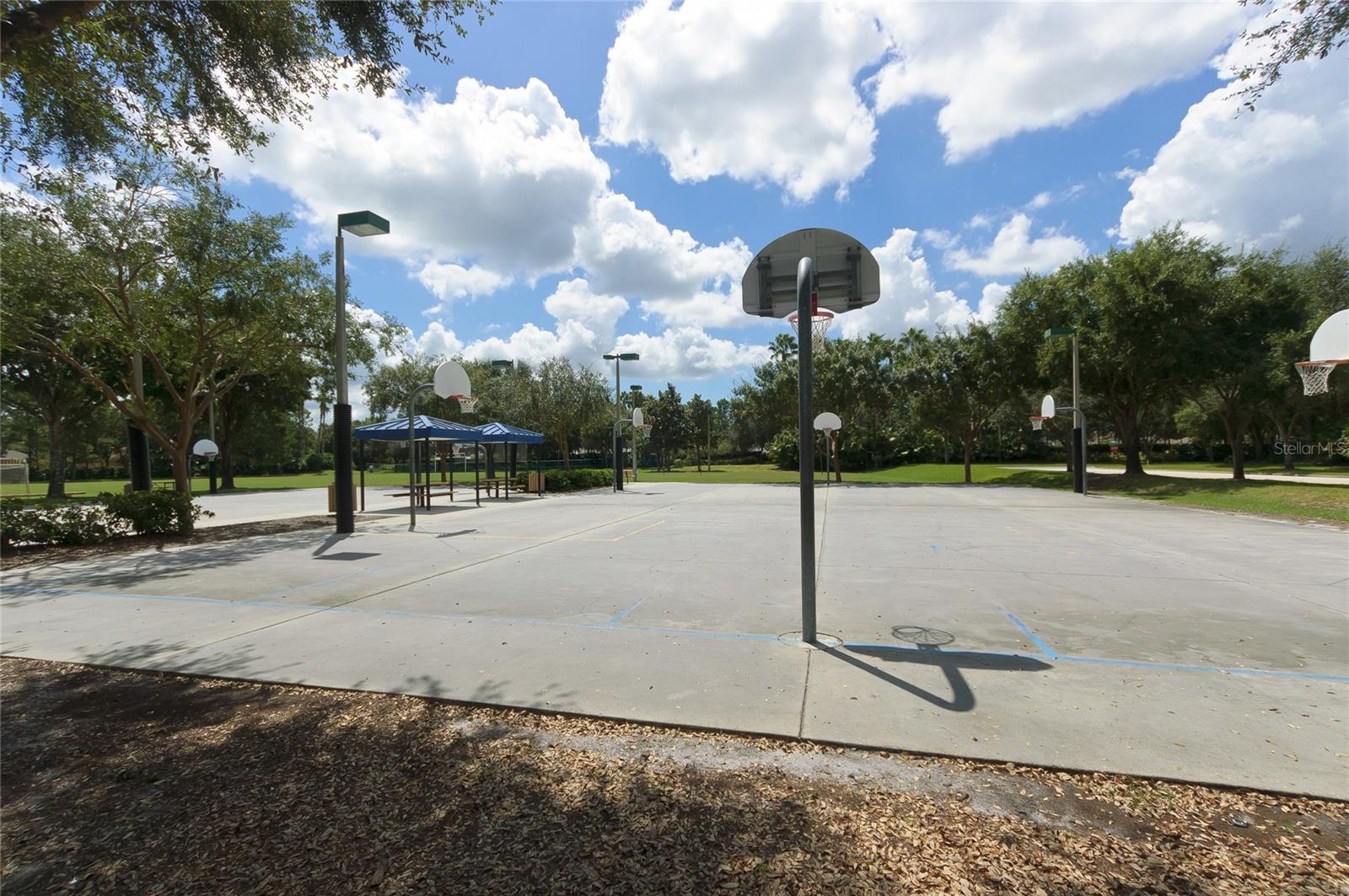 There is also another park featuring a playground, soccer field and basketball court.