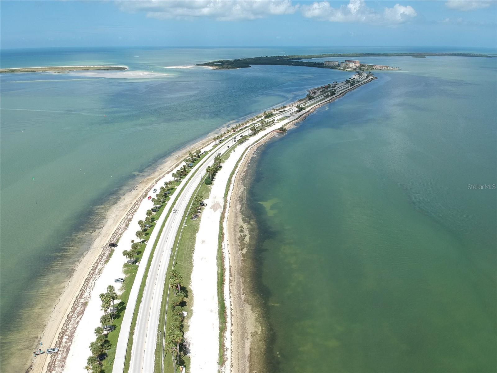 Dunedin Causeway to Honeymoon Island State Park & Beach approximately 14 miles from your home.