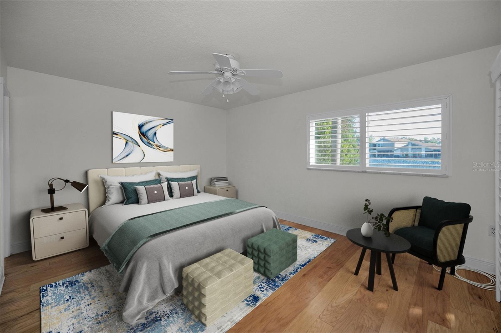 Master Bedroom-Virtually Staged