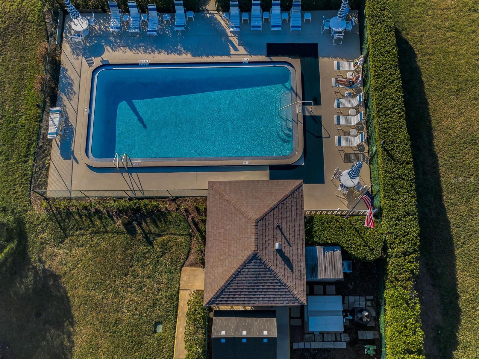 Aerial Community Pool