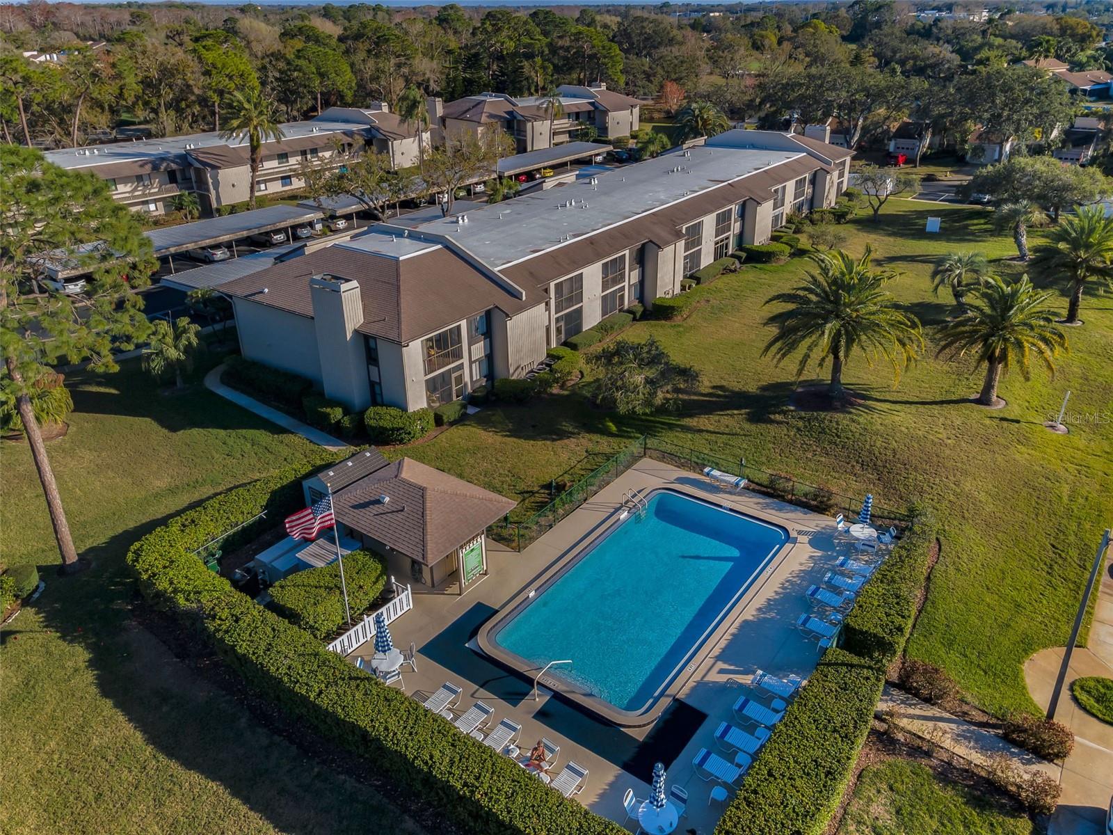 Aerial Community Pool