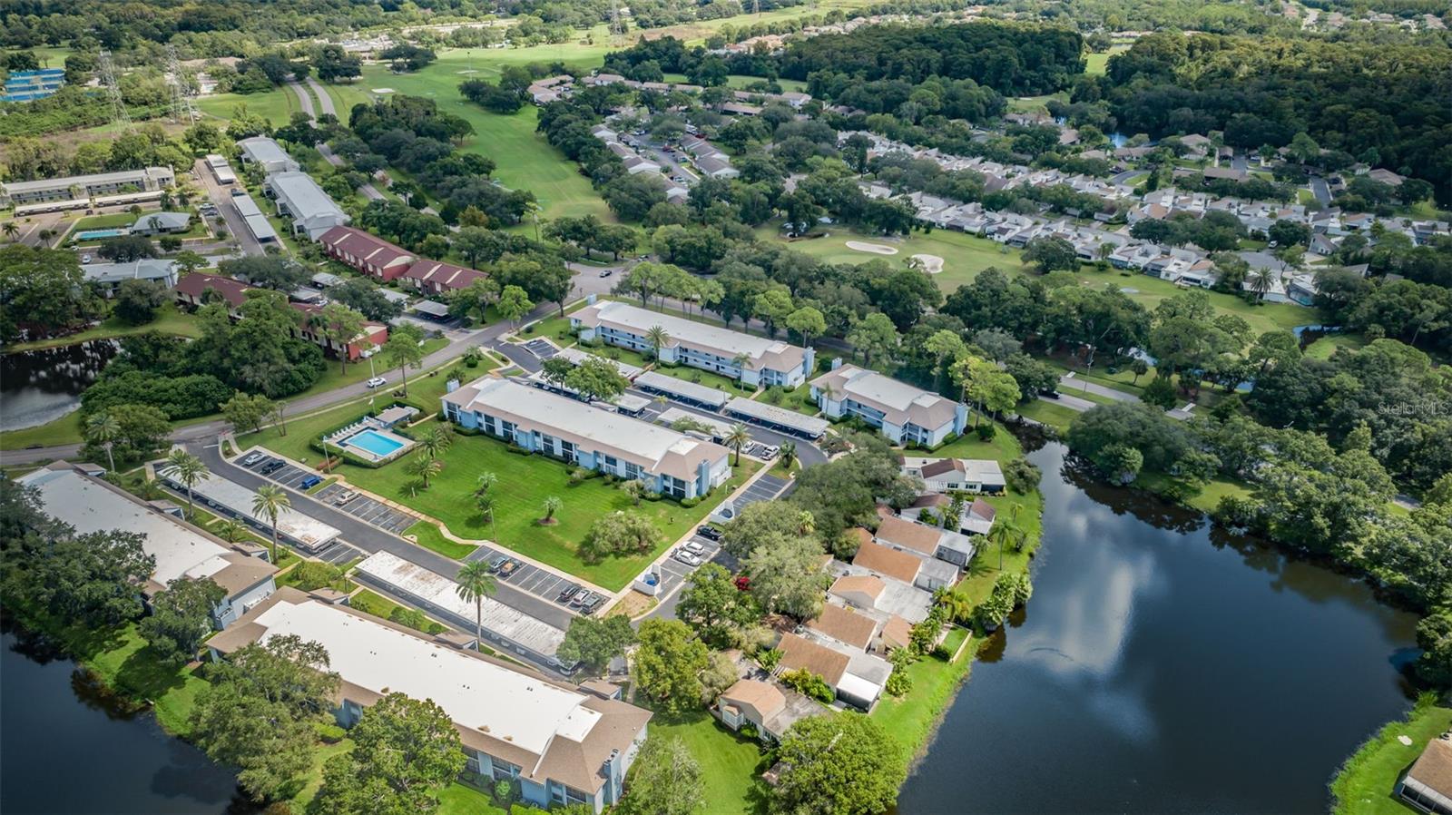 Aerial View Community Pool/Clubhouse