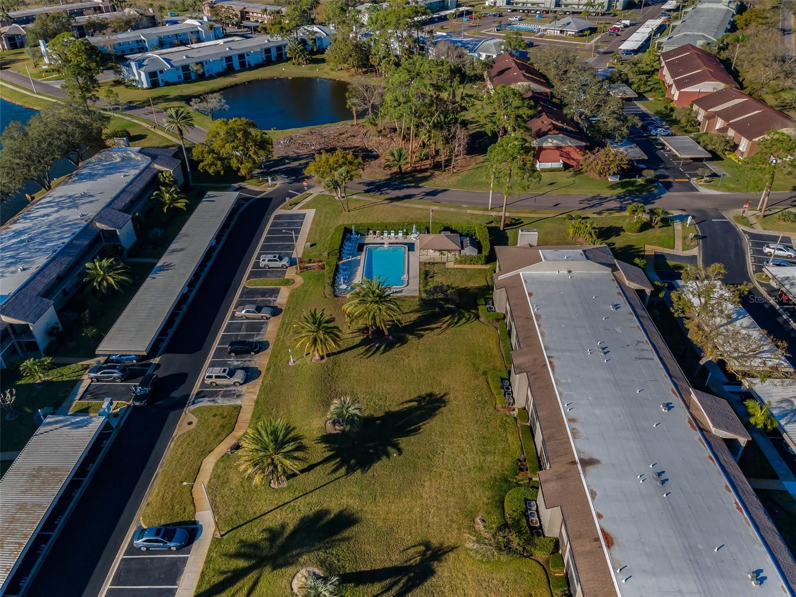 Aerial View Community Pool/Clubhouse