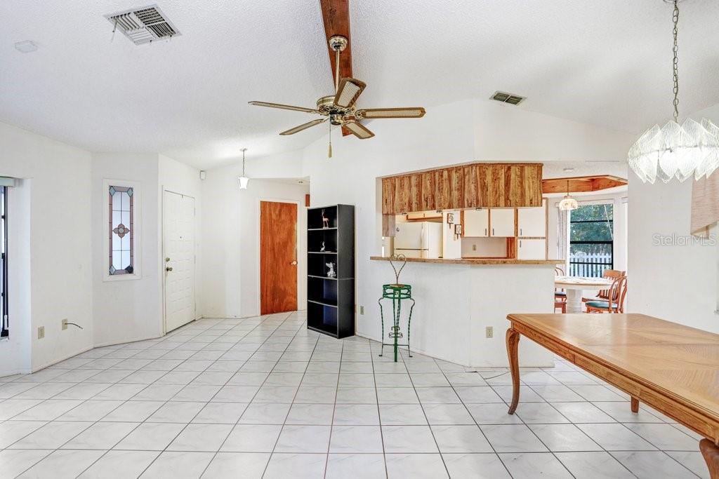 Dining Room and Family Room