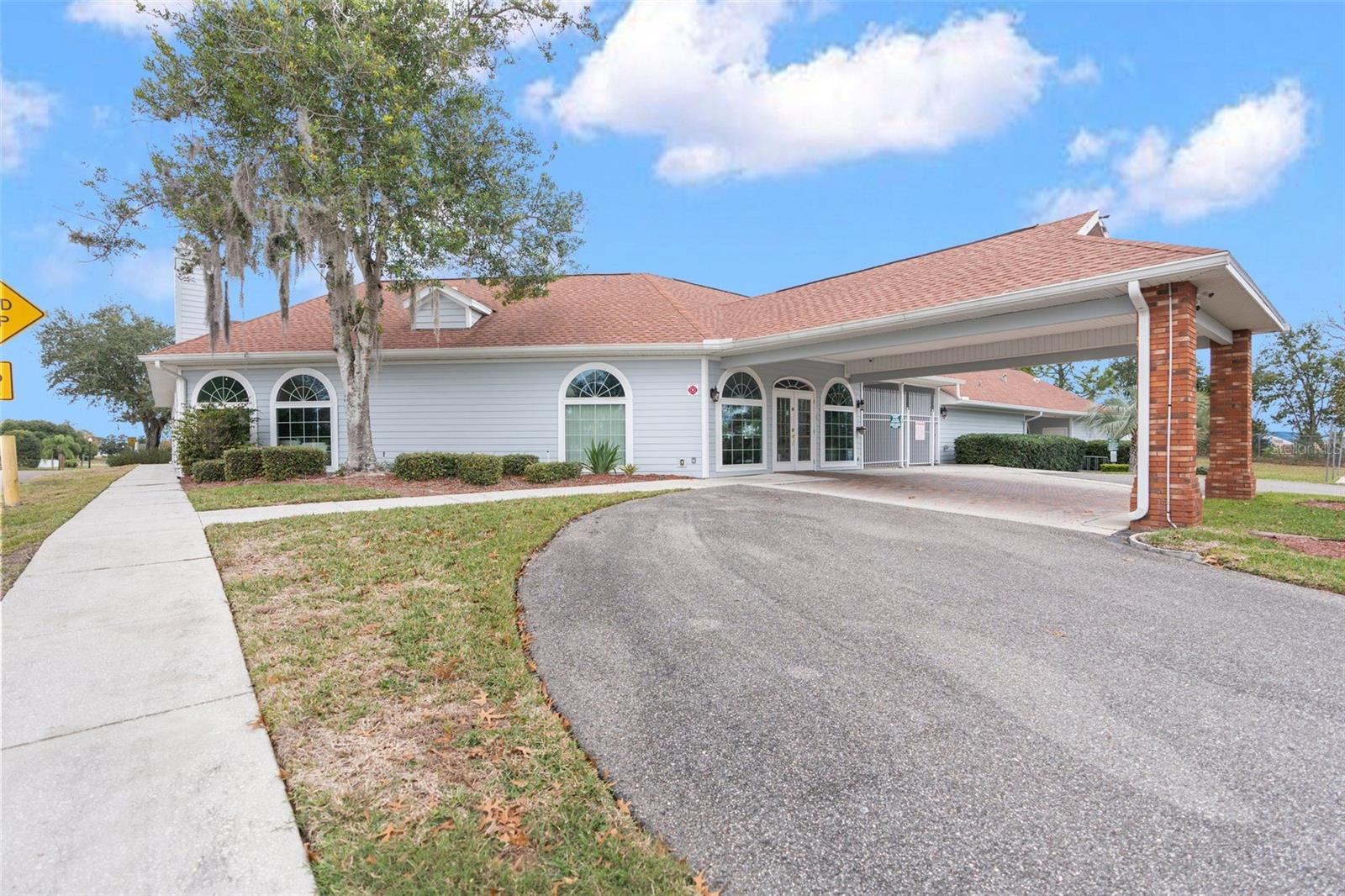 Community Clubhouse. Playground nearby.