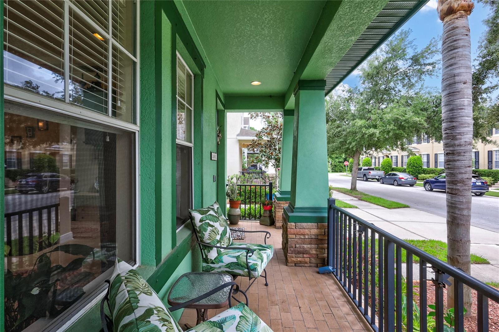 Covered front patio