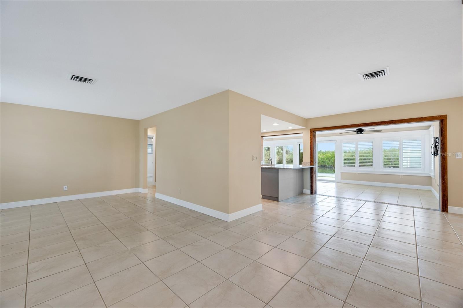 Foyer Looking Towards Sunroom