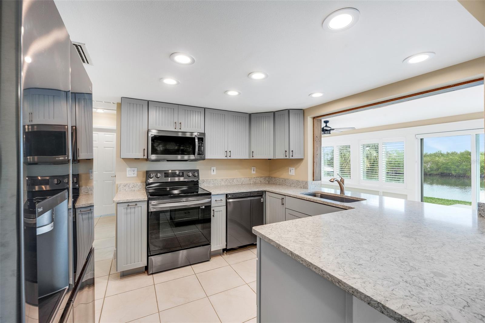 Kitchen Looking Towards Sunroom