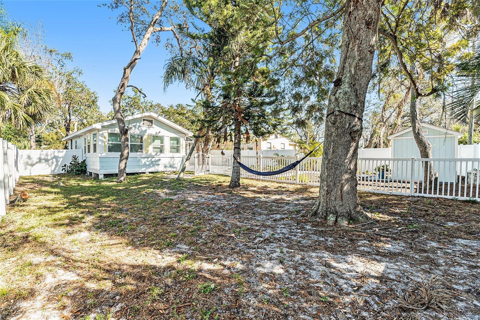 Back yard/ separate side with gate