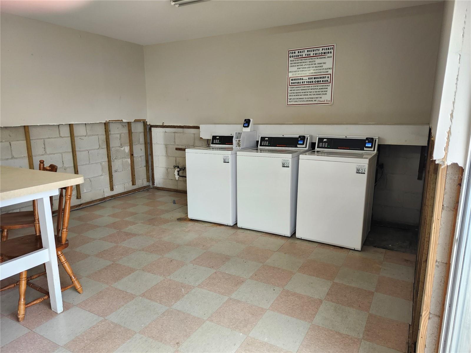 Community Laundry Room