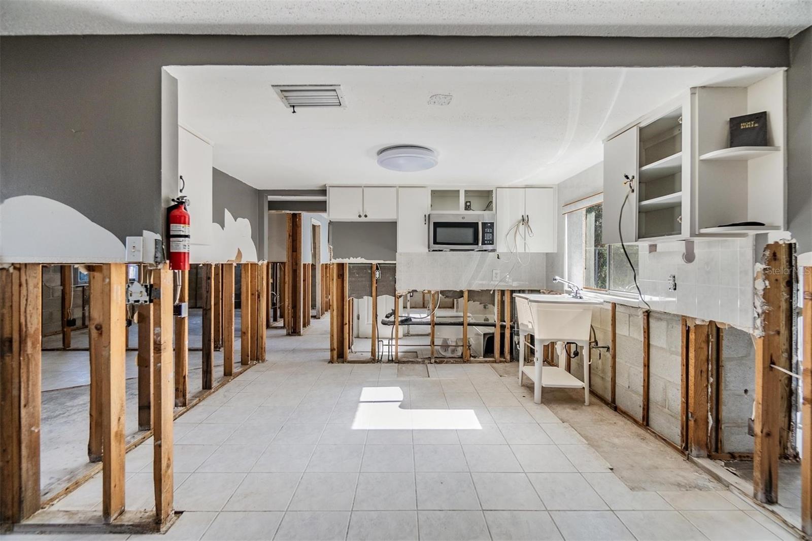 From dining room looking into kitchen