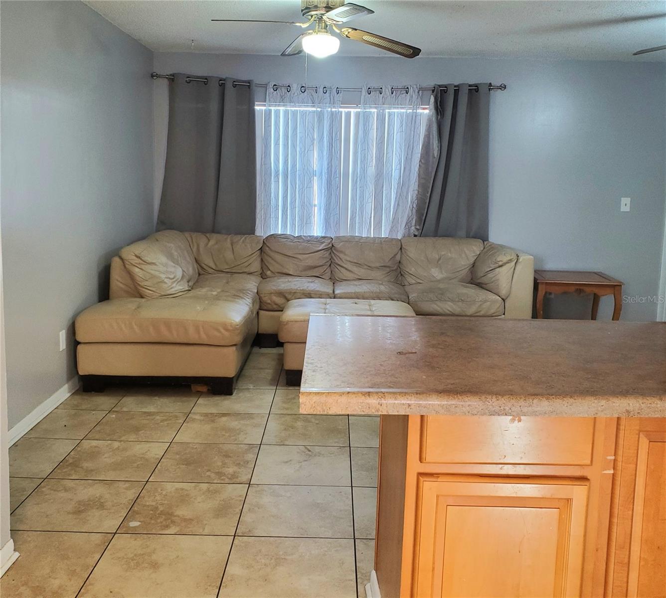 Family Room and kitchen breakfast bar