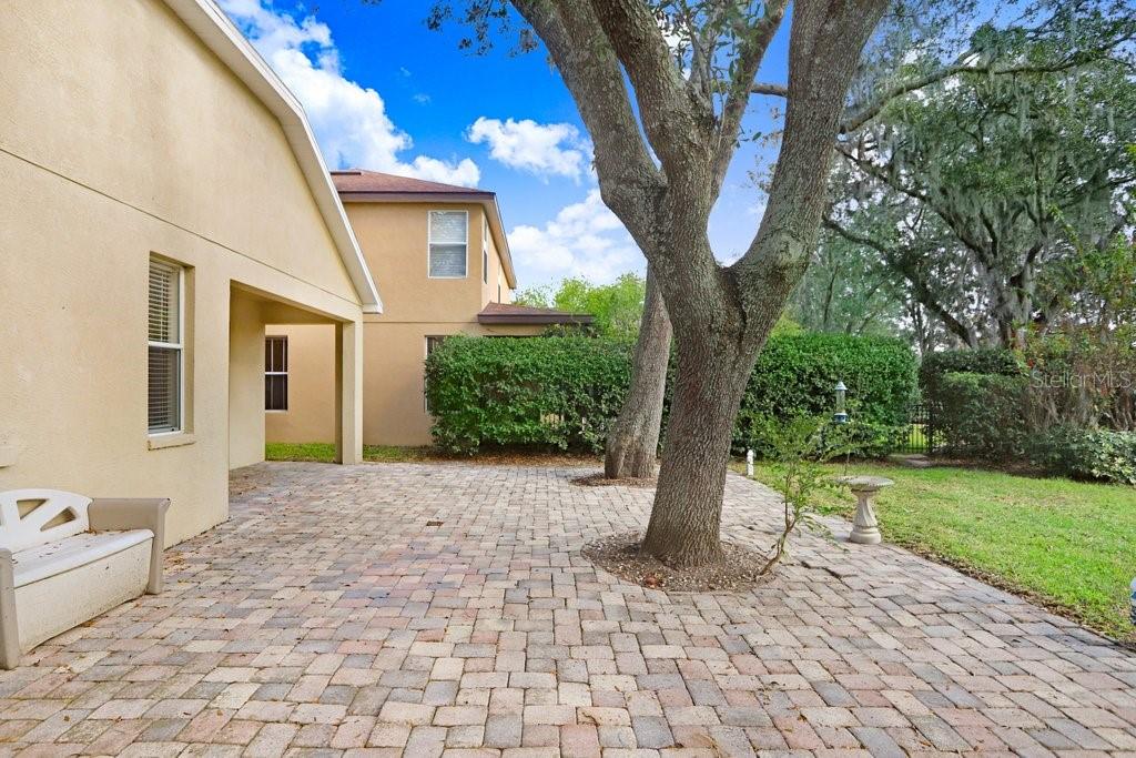 Back Paved Patio