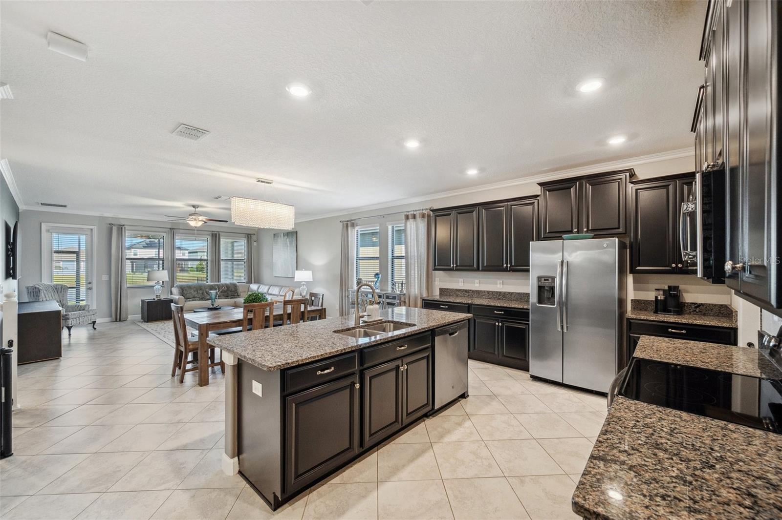 Kitchen Overlooking Familyroom