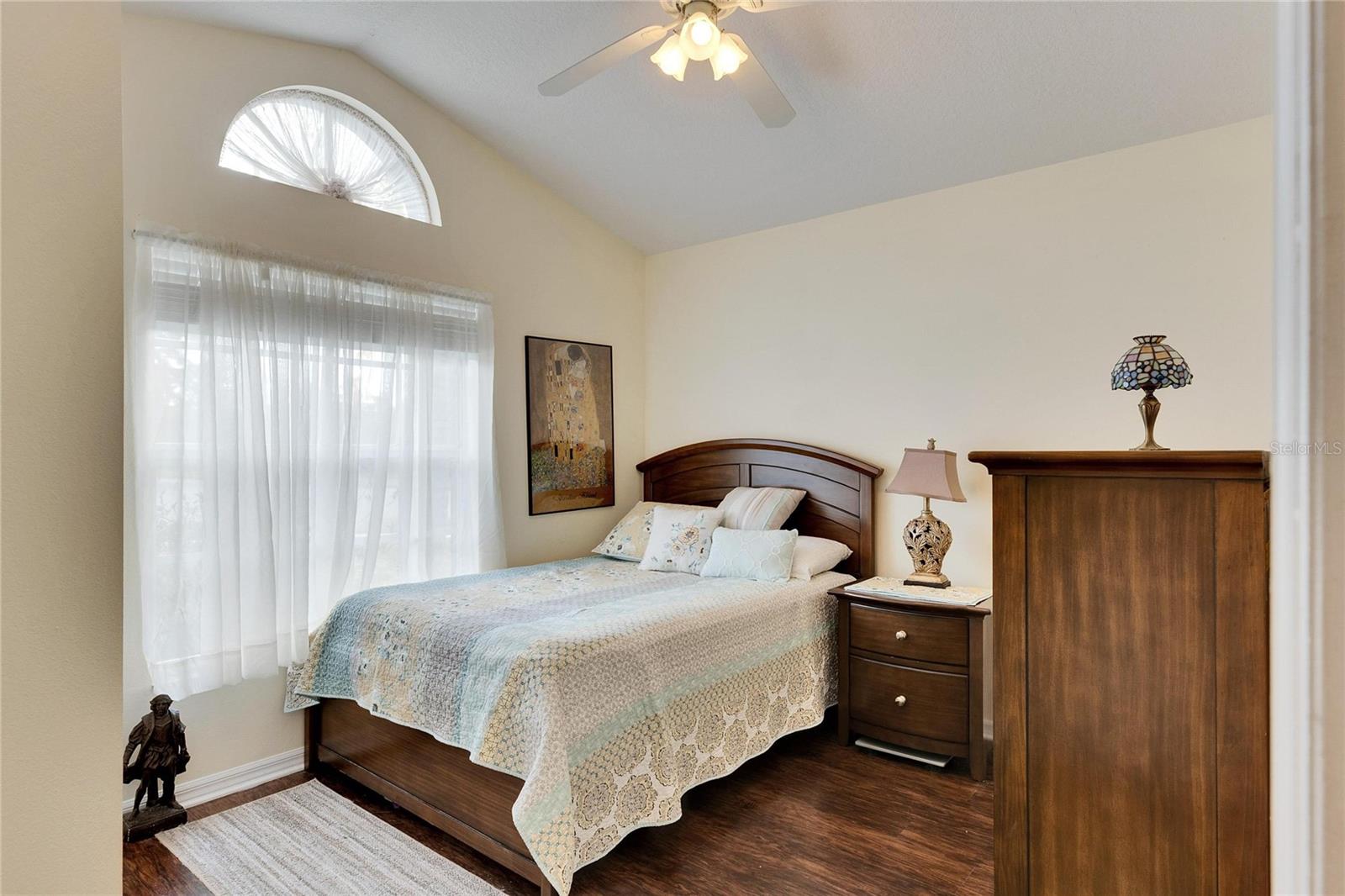 1st of 2 guest room with lots of natural light
