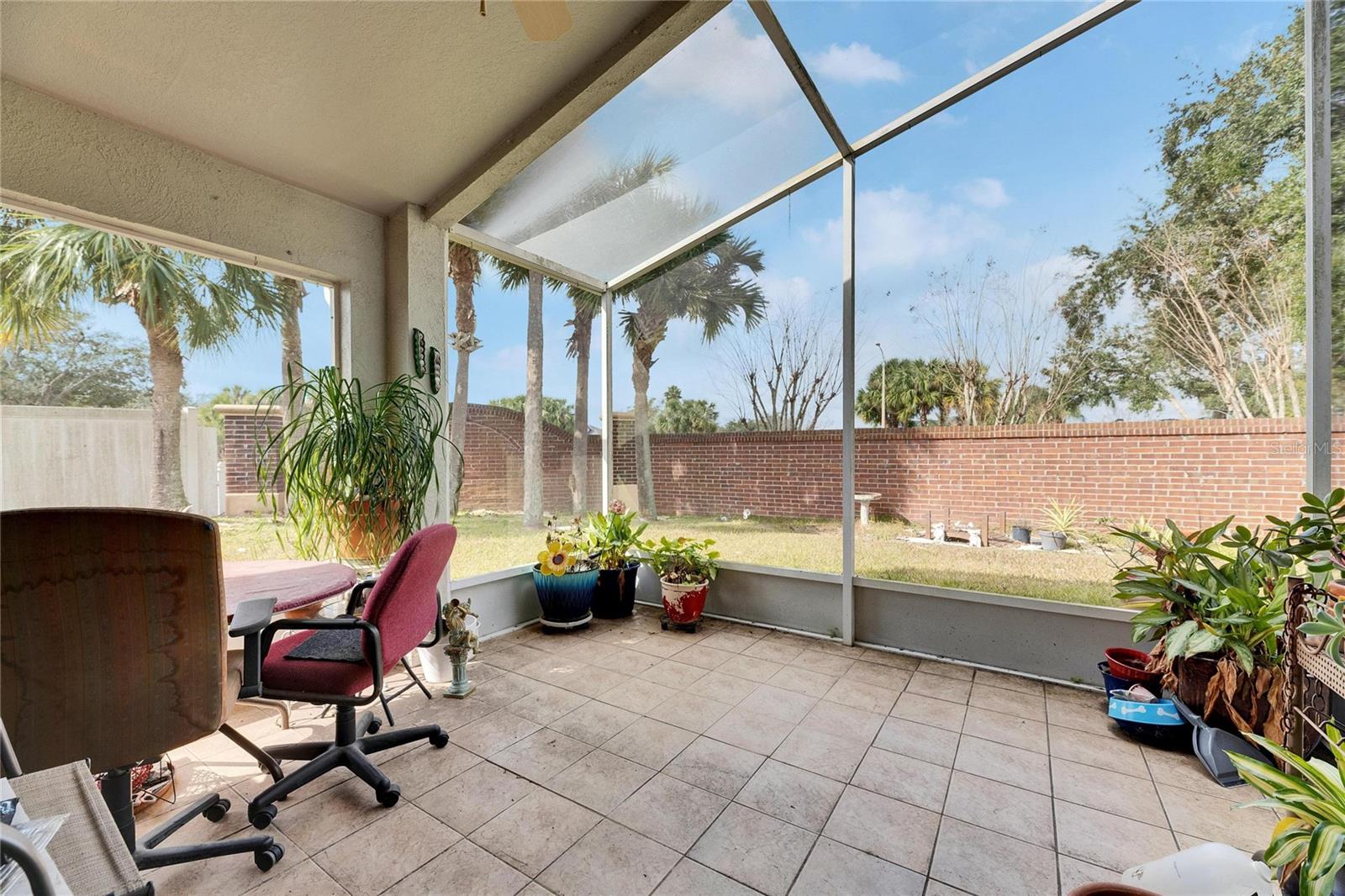 Screened in Lanai