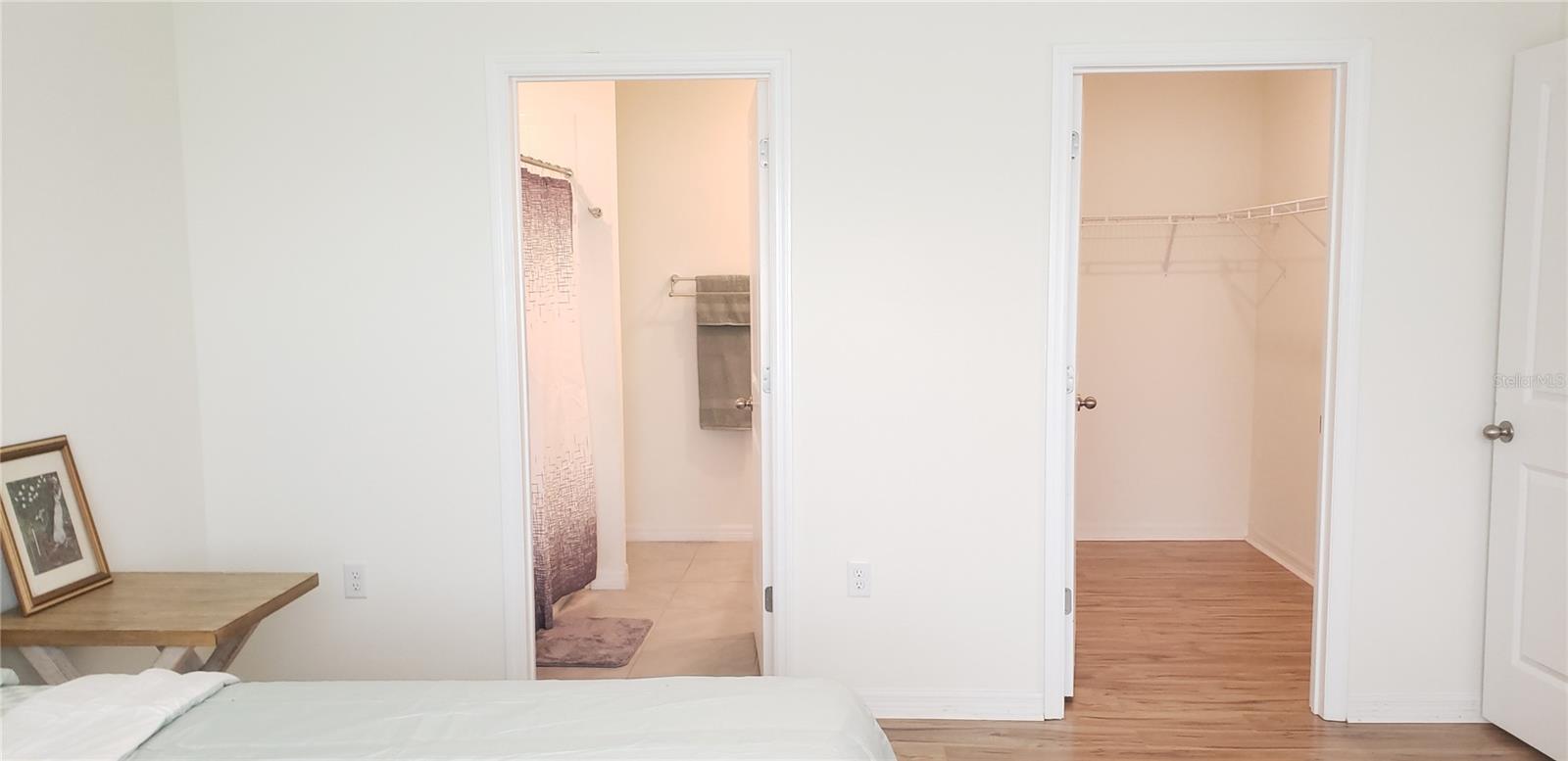 Primary Bathroom & Walk in Closet