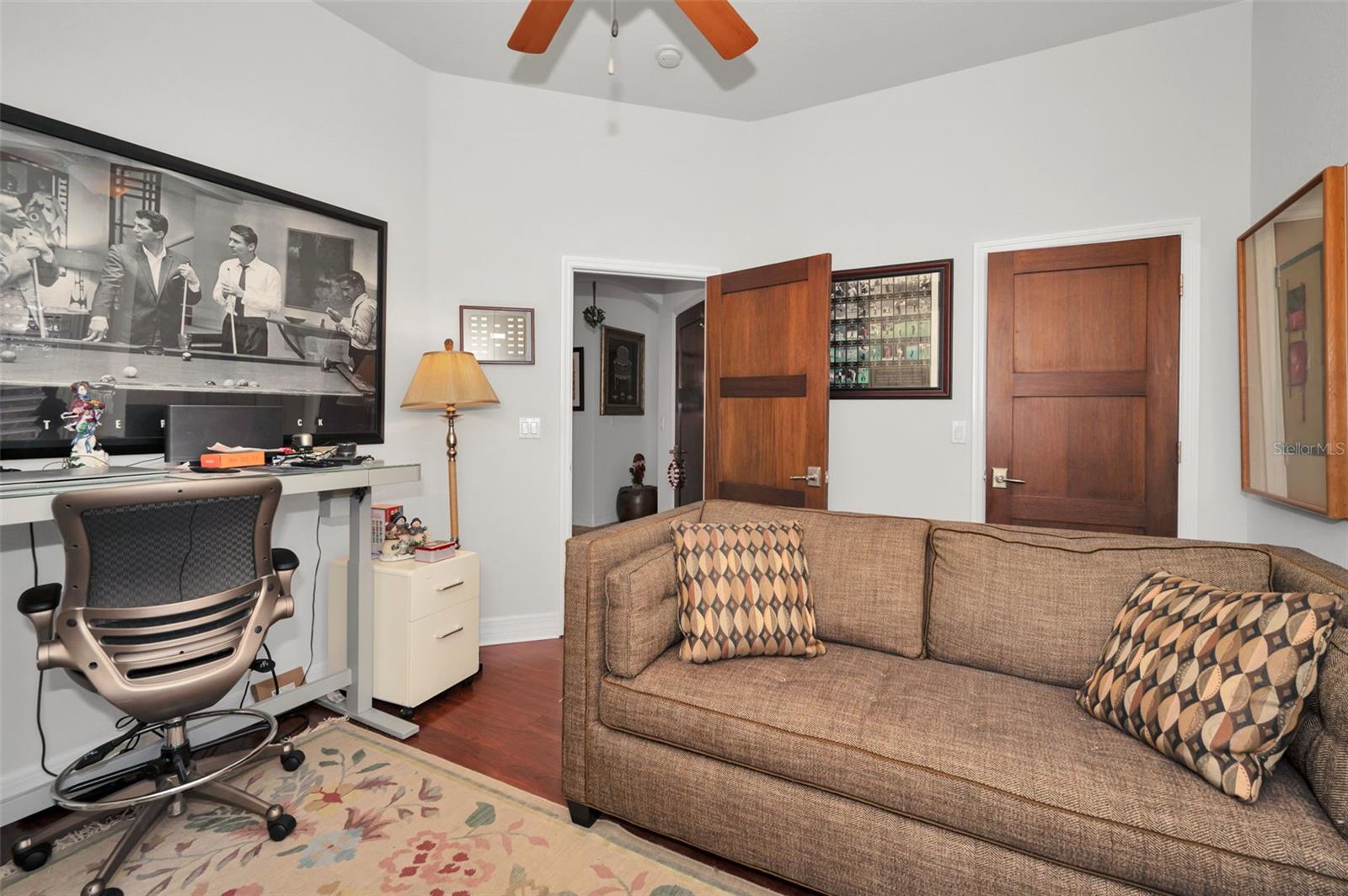 Solid Mahogany Doors & Flooring & walk-in closet