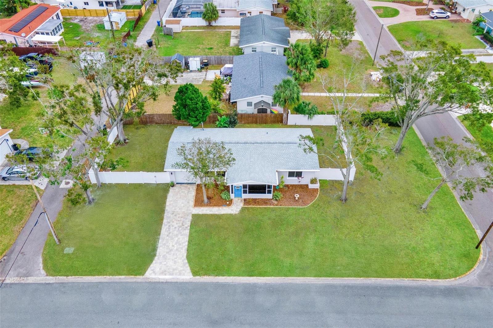 Quiet corner lot with Alley access