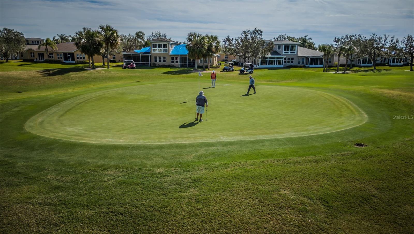 17th hole view from your sunroom