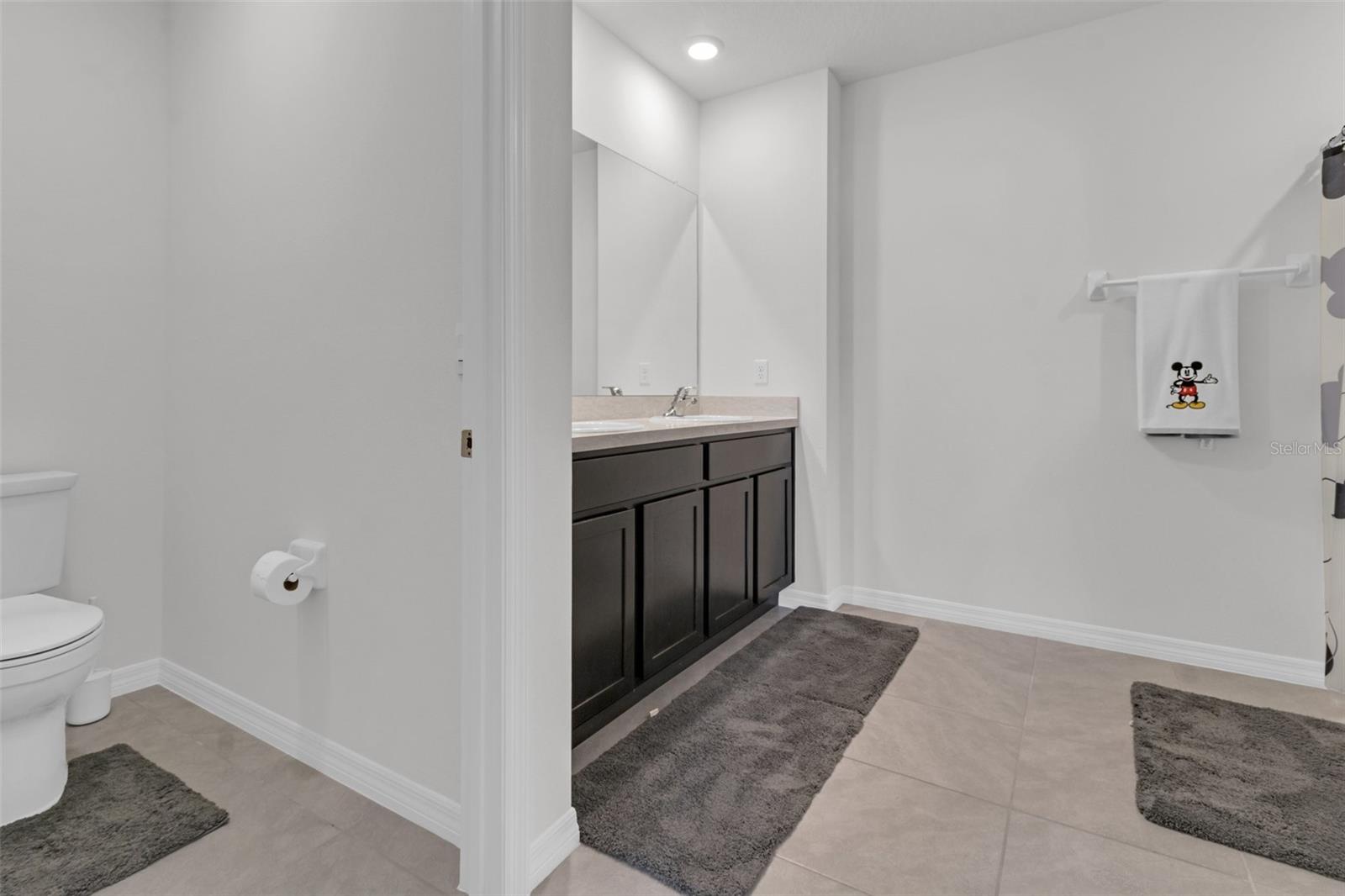 master bath with his & hers double sinks