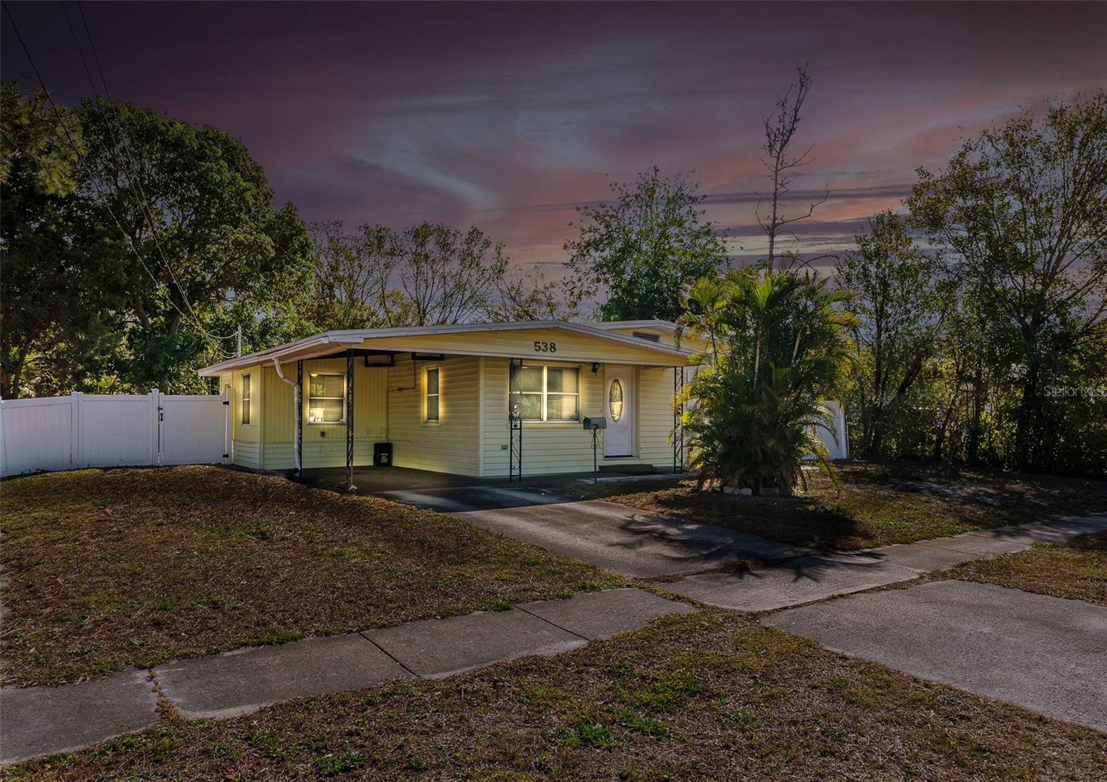 Welcome home to this corner-lot with landscaping and a spacious covered patio.