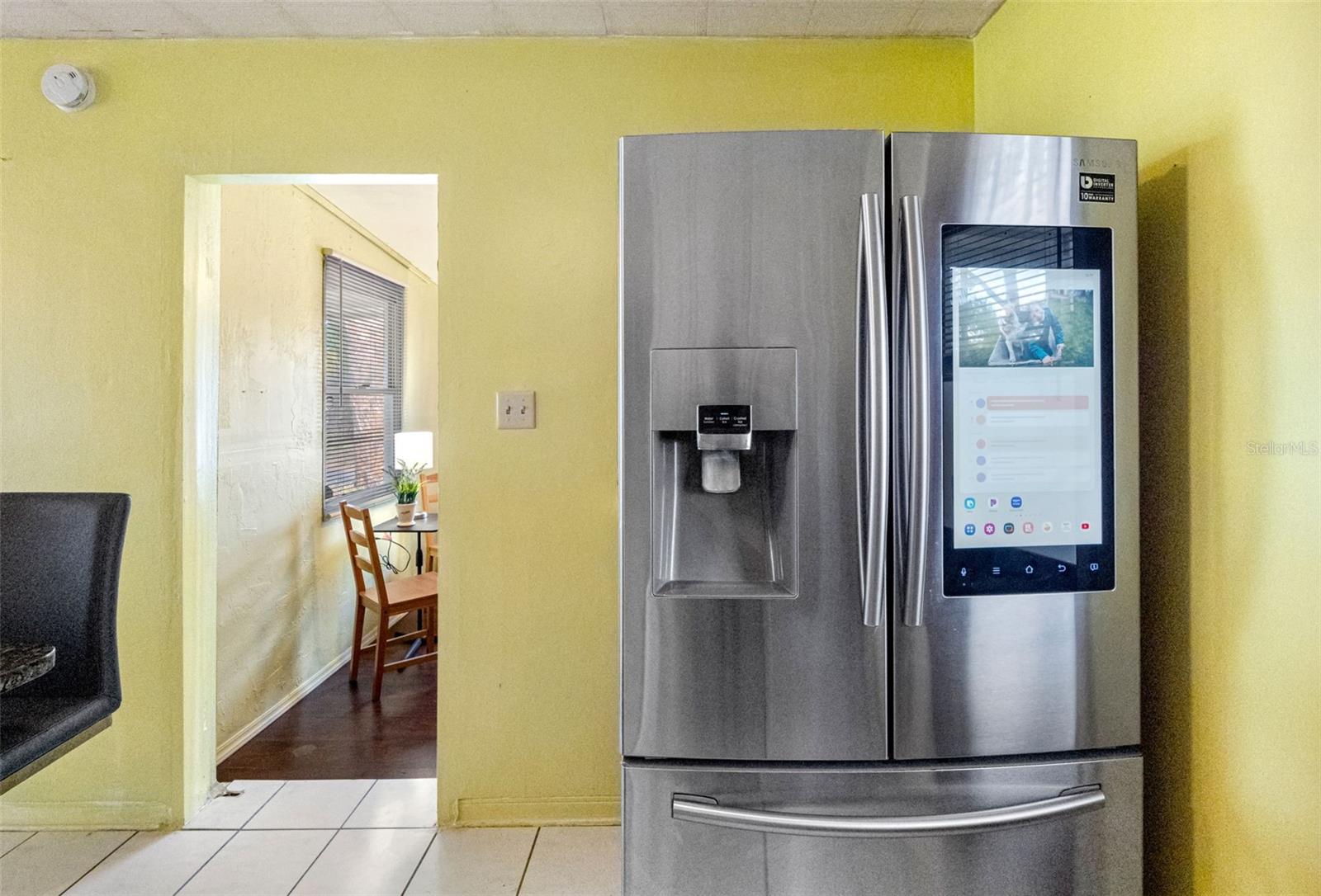 A chef’s dream! Granite countertops, stainless steel appliances, and a smart fridge with Family Hub make this kitchen the heart of the home