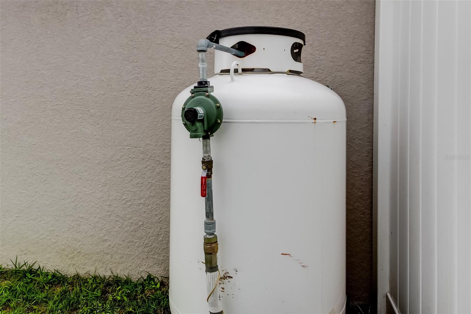 Propane tank for whole house generator